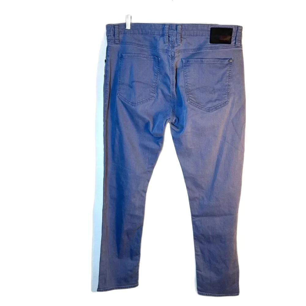 Mavi Men's Jake Medium Blue Stretch Twill Slim Fit Jean Style Pants Size 38/31